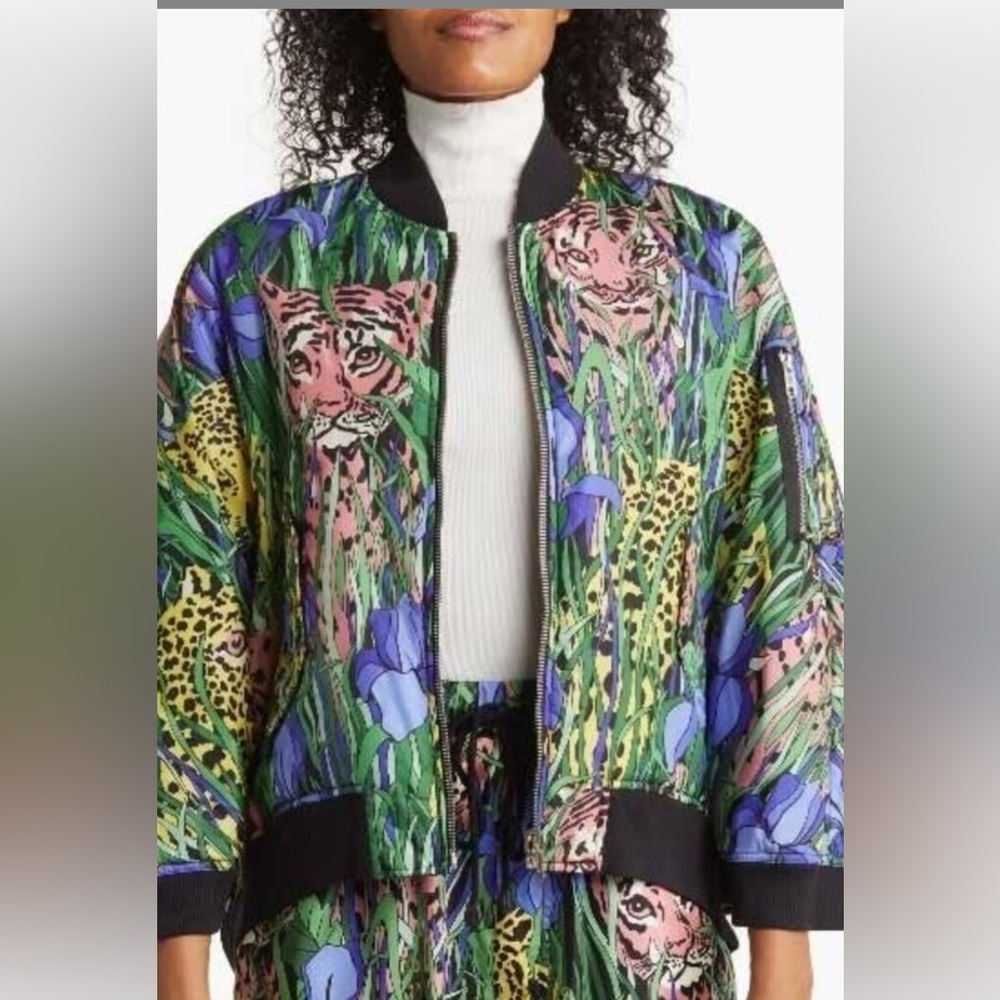 Gucci Jacket Multicolor Reversible
Bomber Poncho / jacket  Leopard Animal Print - Picture 2 of 16